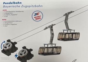 Seilbahn Bayerische Zugspitzbahn 2 Gondeln elektrisch